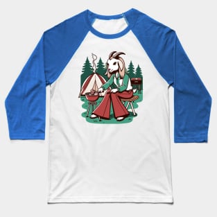 Goat make BBQ Baseball T-Shirt